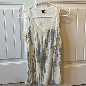 Ann Taylor sequined tank top